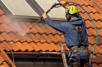 Démoussage et hydrofuge de toiture à Feins